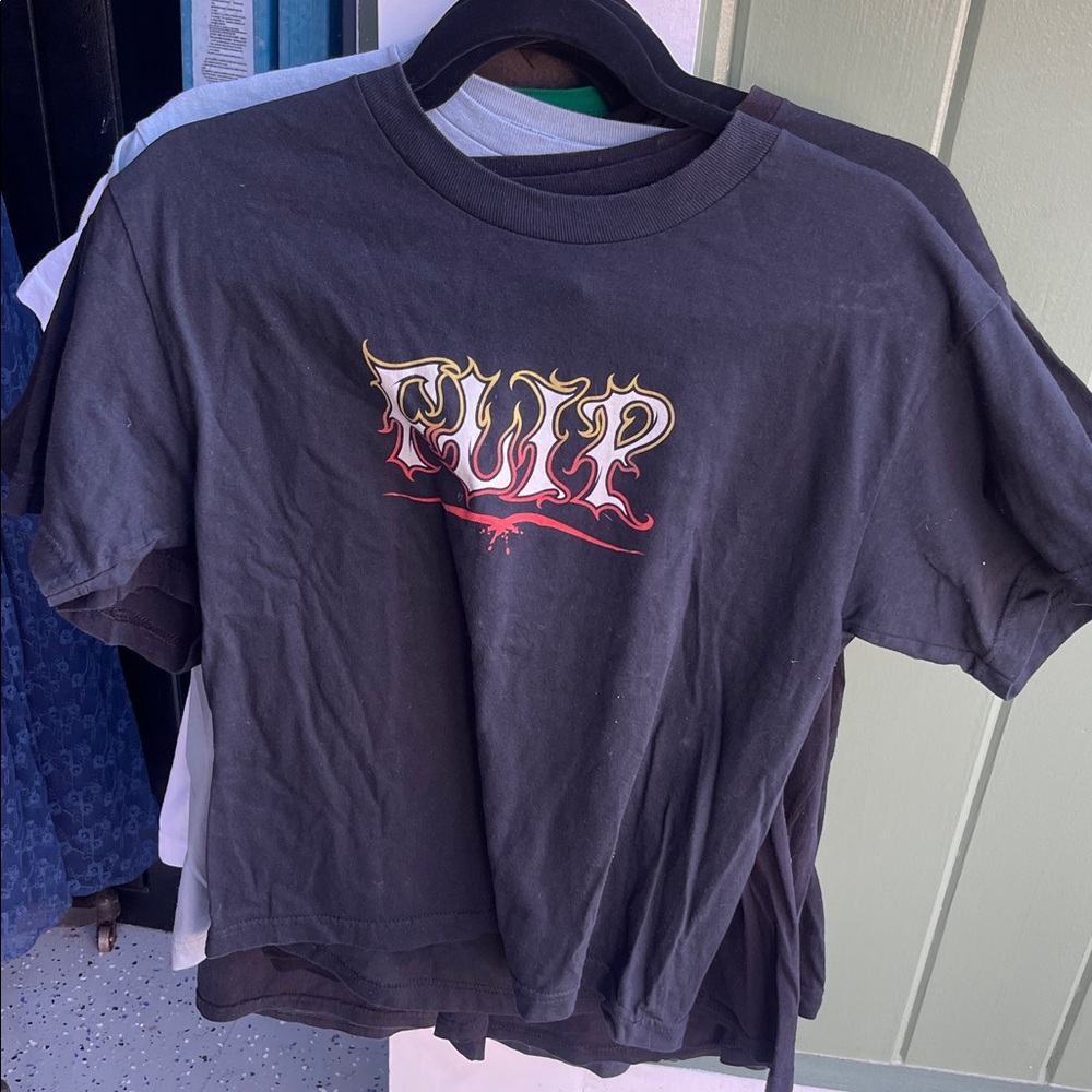Kids Black Graphic Tee